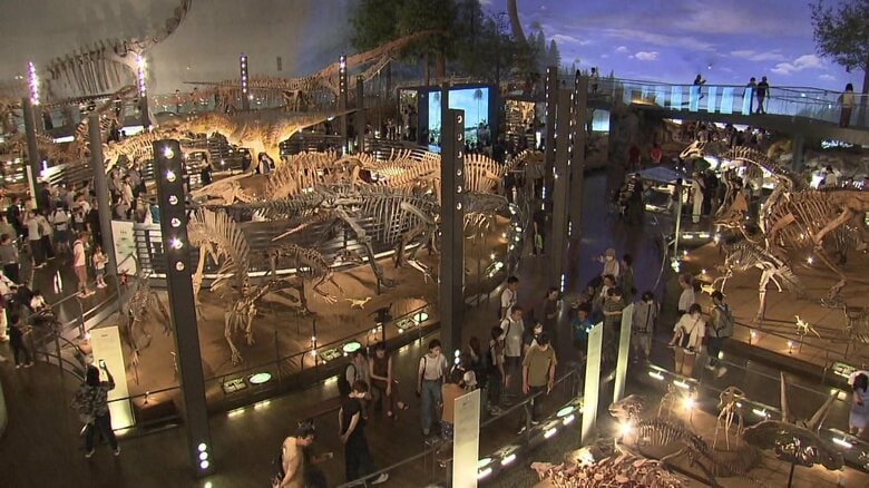 福井県立恐竜博物館がリニューアル 来館者はコロナ禍前の1.2倍に　「化石研究体験」はひと月先まで予約で埋まる人気ぶり｜FNNプライムオンライン