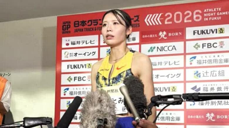【速報】陸上女子100メートル障害　中島ひとみ選手が12秒60の日本新記録を樹立｜FNNプライムオンライン