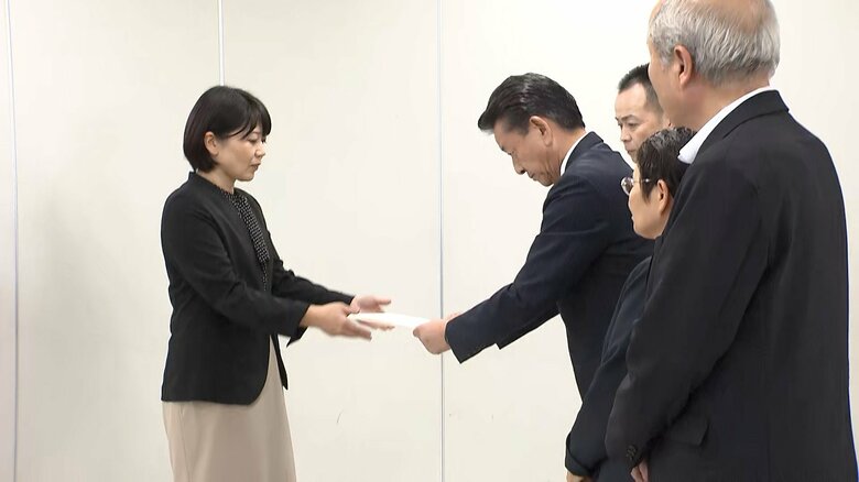 前橋市議から申し入れ書が…　10月3日