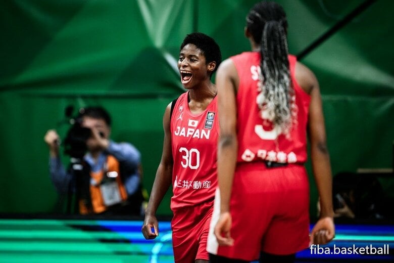 スペイン戦での馬瓜エブリン選手（8日、ハンガリー・ショプロン）