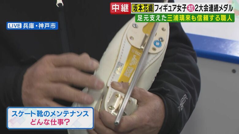 スケート靴（関西テレビ「旬感LIVE とれたてっ！より）