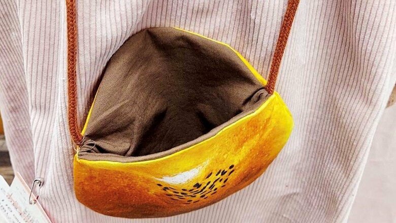 あんぱんポシェットを上から見た図