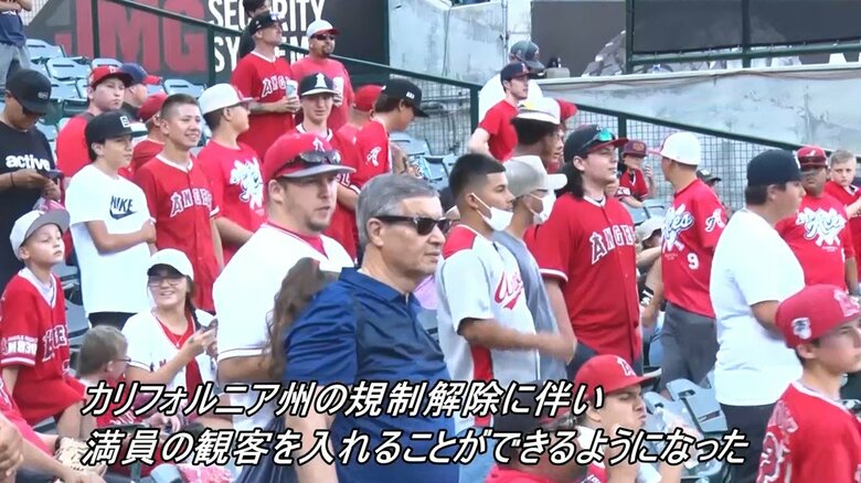 ６月１７日から観客の入場制限がなくなった球場