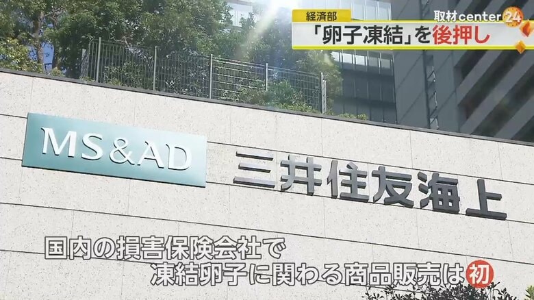 国内損害保険会社で初めて凍結卵子に関する商品を販売する三井住友海上