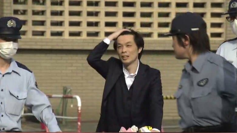 大阪拘置所を出た今西被告