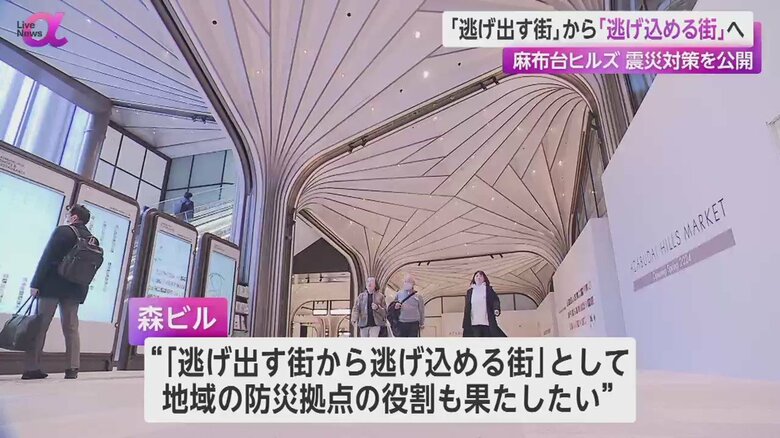 災害時に帰宅困難者を受け入れるスペース