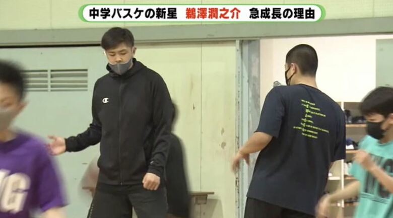 鵜澤選手を指導する父・潤さん