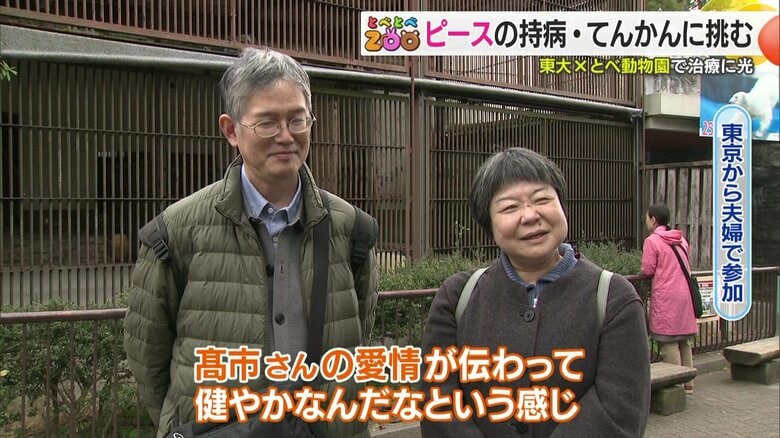 東京から来たピースファンの夫婦