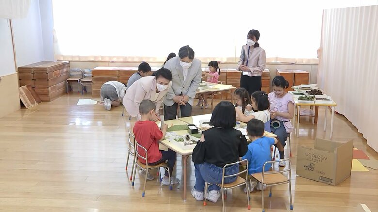 子ども達と触れあわれた　5月21日