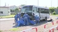 運転手の供述を超える速度で運転か　マイクロバスを自動車整備会社に移動させ車両検証はじめる　磐越道バス事故