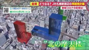 まるで”北の摩天楼” 札幌駅周辺の再開発計画...「変わらざるを得ない」コロナ禍で行き先に懸念の声も
