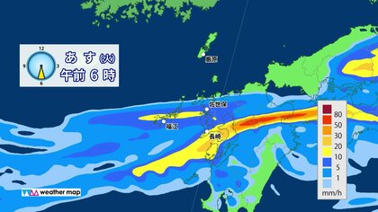 【大雨情報】10日明け方から昼過ぎにかけて長崎で大雨　土砂災害にも警戒を　13日には再び前線が北上し長期化のおそれ