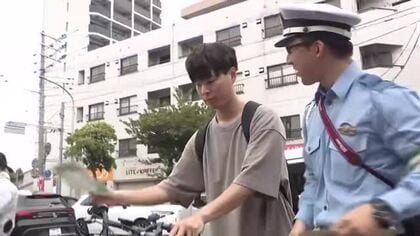 「自転車も車の仲間です」自転車の安全な利用を高校生が呼びかけ　夏休みを前にキャンペーン　福岡