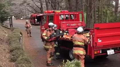 空気が乾燥する春…山火事に備え消防署員が訓練　ドローンで状況確認し延焼防止の手順を確認　敦賀消防署