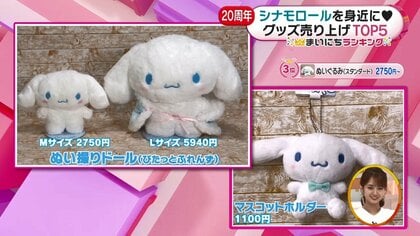 今年で20周年「シナモロールグッズ」売り上げTOP5……第1位は毎日使える