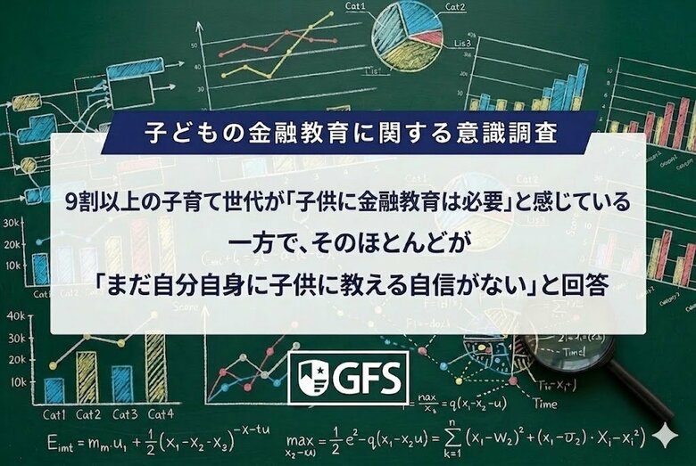 【こどもNISA 】2027年解禁に向けての実態調査　子育て世代の8割が「子どもへの金融教育に自信がない」と回答　GFSが親子向け投資授業を開始