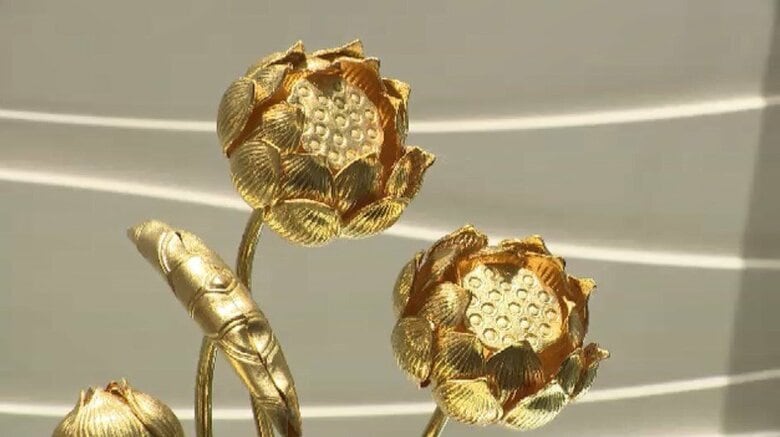 まばゆい輝き放つ”安全資産”に熱視線　金価格は最高値を更新　店頭には約3200万円の仏具　「上がる要素が5～6つ重なっている」福岡｜FNNプライムオンライン