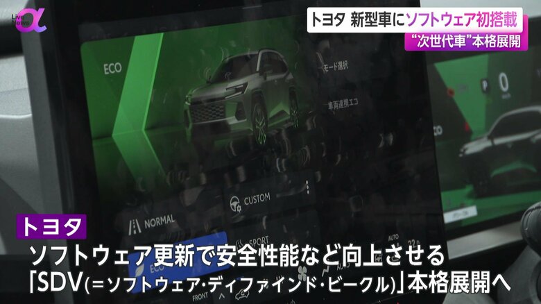 SDVと呼ばれる次世代の車の本格展開を図るトヨタ