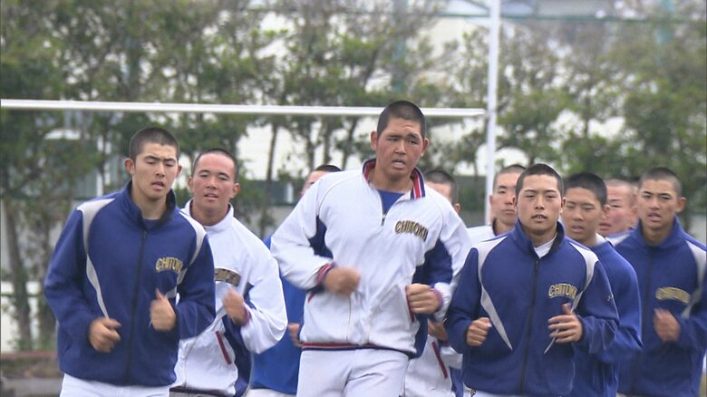 知徳高校での練習　