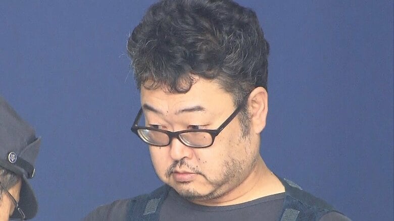 4日午前送検された長島朋生容疑者（43）