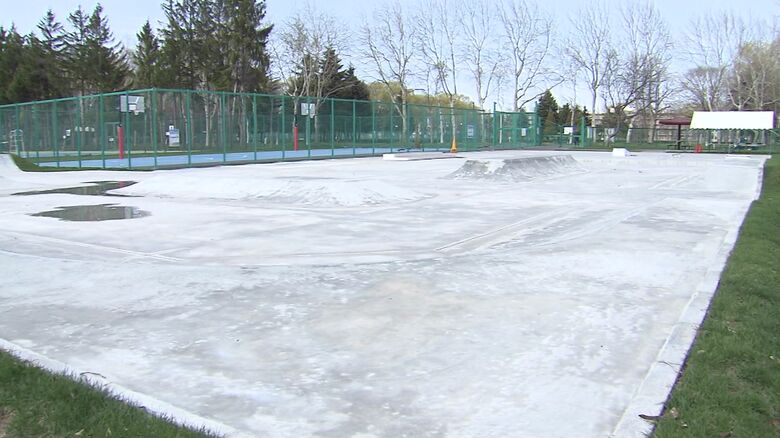 スケートボードエリアが誕生！