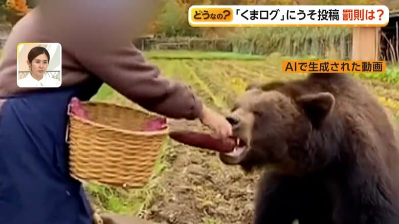 物議を呼んだ2025年にAIで生成されたクマの動画