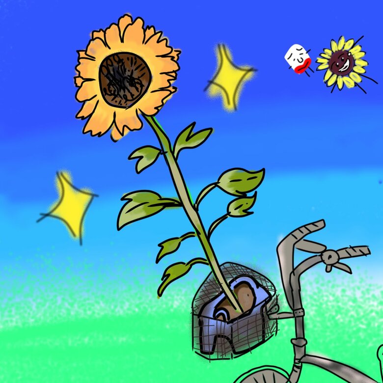 ひつじさんのお子さん姉妹が合作した今回の光景