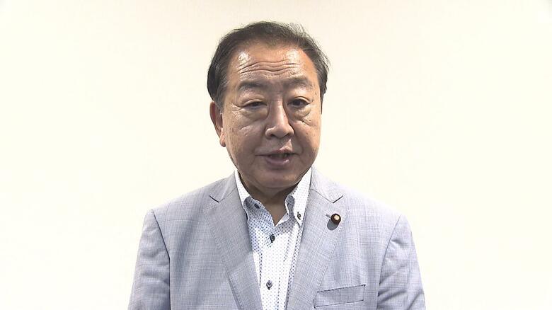 立憲・野田佳彦代表（8月6日）