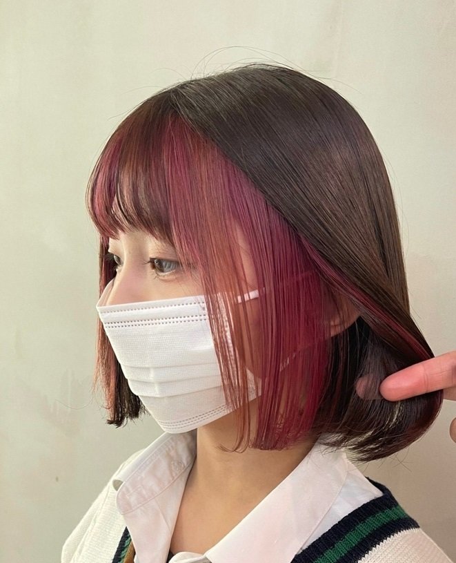 インナーカラー（提供：「ALBUM銀座」店長兼トップスタイリスト・野出貴弘さん）