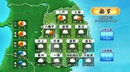 【天気】9月16日の岩手県内は雲が優勢も崩れなし　気温上昇で湿気多く蒸し暑い体感へ
