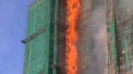 香港高層住宅火災の死者159人に　31人の安否依然不明　発生から1週間…7棟すべての捜索終了