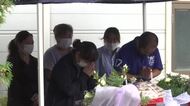 高齢者施設跡地で追悼　台風の甚大な被害から10年　岩手・岩泉町