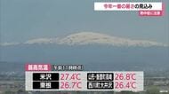 【天気／山形】熱中症に注意を・今年初の真夏日に　予想最高気温 山形・米沢33℃　新庄31℃