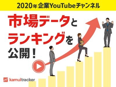 年企業youtubeチャンネル市場データとランキングを公開 Kamui Tracker調べ