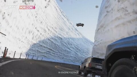 「めっちゃリアル」 世界的カーレースゲーム『Forza Horizon 6』に絶景“雪の大谷”が登場　本来なら走れない場所をゲームで疾走