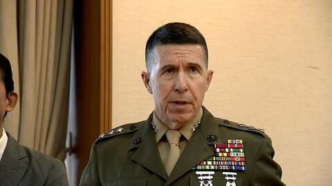 沖縄の米軍“外出禁止”に　強盗殺人　海兵隊員逮捕で