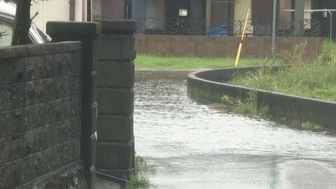 【中継】住宅街で冠水被害も　千葉・館山市で土砂災害など厳重警戒　関東で記録的大雨