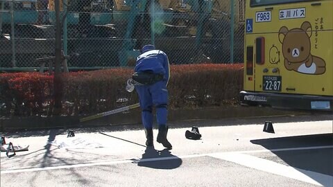路線バスにひかれ男性死亡 横断歩道を渡る途中 バス運転手逮捕