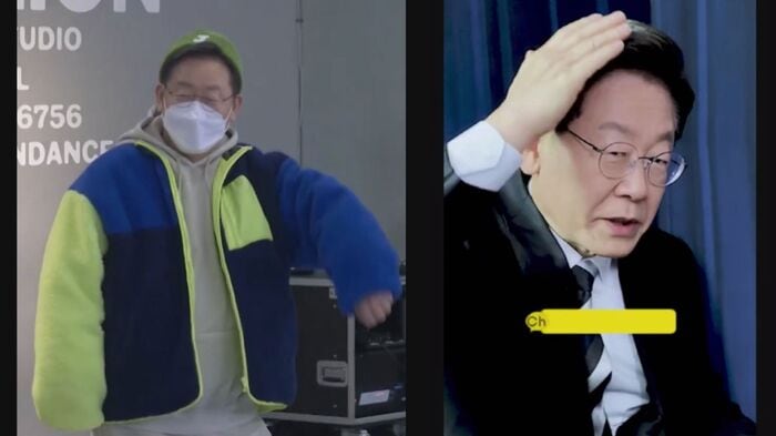 公式YouTubeチャンネルで様々な姿を公開する李在明候補