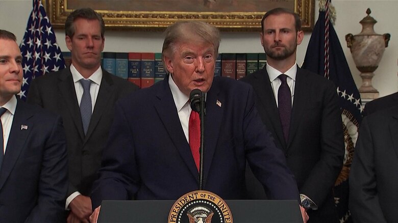 トランプ大統領「最も強力な経済措置を取る」イランへの圧力強化へ　支援国にも警告　同盟国にはイラン孤立化呼びかけ｜FNNプライムオンライン