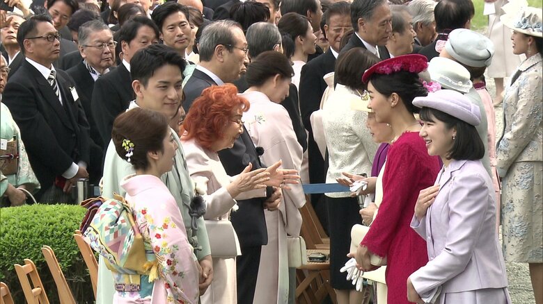 木原龍一選手・三浦璃来選手と懇談される愛子さま
