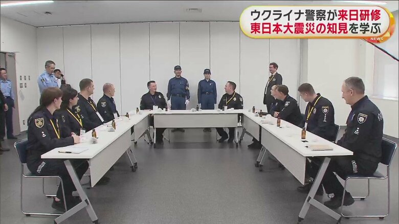 指紋採取の研修も