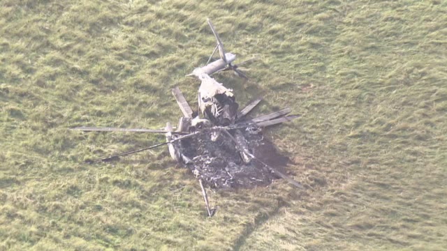 容疑者不詳のまま書類送検 2017年東村米軍ヘリ不時着炎上事故