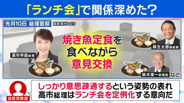 ランチ会で仲を深めた？（関西テレビ「旬感LIVE とれたてっ！」より）