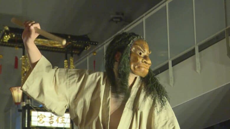 長身を生かして、観客を圧倒する演技