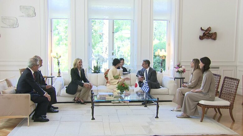 ミツォタキス首相夫妻と面会