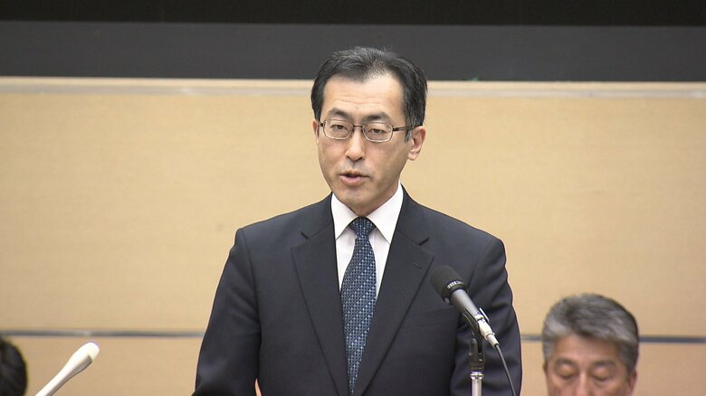 訓示を行う小島裕史 警視総監