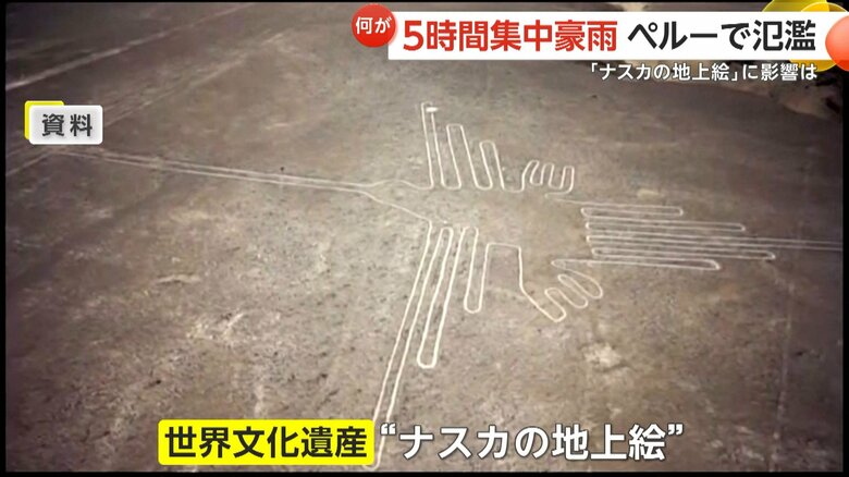 世界文化遺産の「ナスカの地上絵」