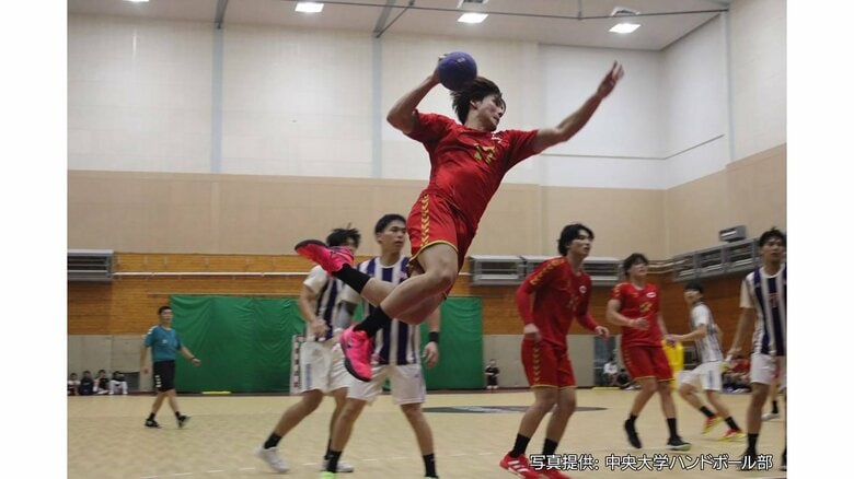 ​中央大学ハンドボール部・永森悠透選手