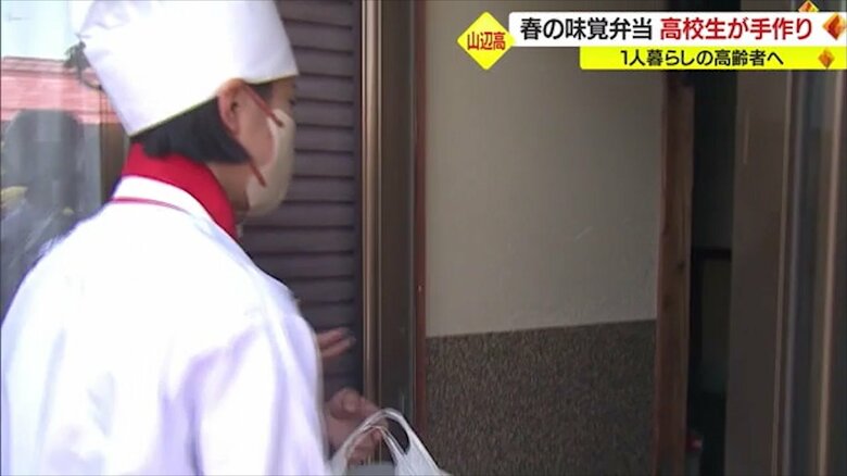 高齢者宅に訪問